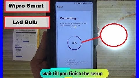 How To Setup Wipro  Led Bulb With Wipro Next Smart App | Amazon Alexa App | Google Assistant