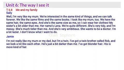 Headway Pre-intermediate Unit (6)