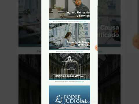 Tutorial para intranet del poder judicial