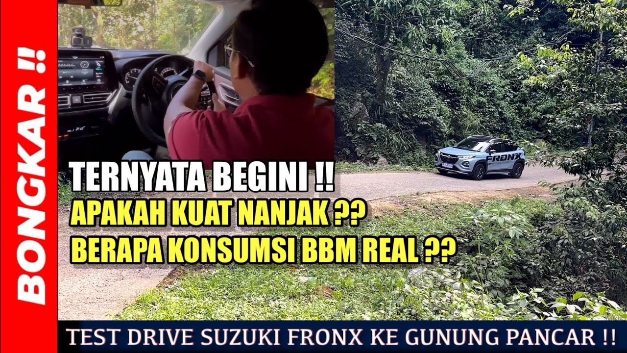 Bongkar !! TEST DRIVE SUZUKI FRONX 1.5 SGX AT 2025 || KUAT DI TANJAKAN ?? BERAPA KONSUMSI BBM-NYA ??