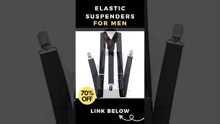 Elastic Suspenders For Men Elastic Suspender Belt