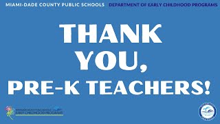 Thank You, Pre-K Teachers! by Early Childhood Programs 117 views 3 years ago 1 minute, 4 seconds