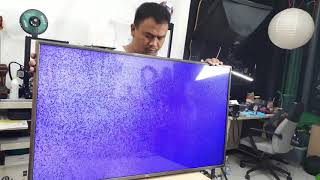 WARNA LAYAR TV JADI BIRU SEMUA VLOG238