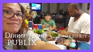 MAKING OUR DINNER | Publix Deli Gyros for Two