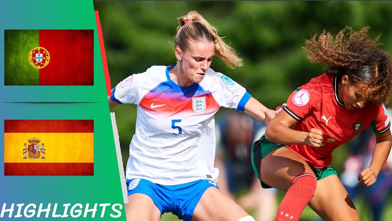 Portugal vs. England | Women's European U19 Championship 2025 - Highlights All Goals 18/06/25