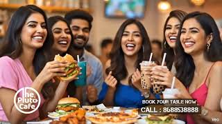 THE PLUTO CAFE ADVERTISEMENT 