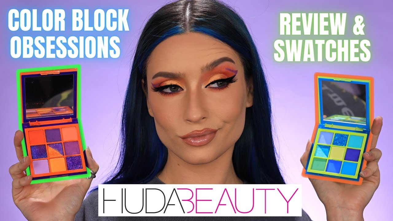 Huda Beauty Color Block Obsessions Eyeshadow And Liner Palette