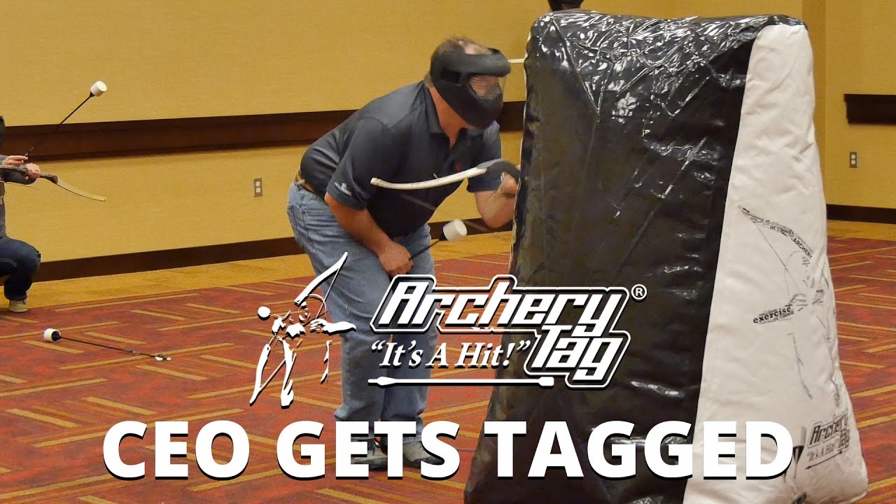 Archery Tag® doesn't hurt... just ask this guy! YouTube