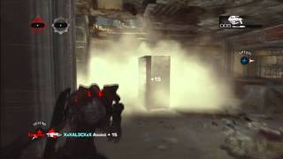 Torque Bow Blindfire through Smoke - Gears of War 3