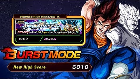 HOW TO GET 6000 BURST MODE SCORE USING POTARA: SUPER SAIYAN BLUE GOGETA EVENT: DBZ DOKKAN BATTLE