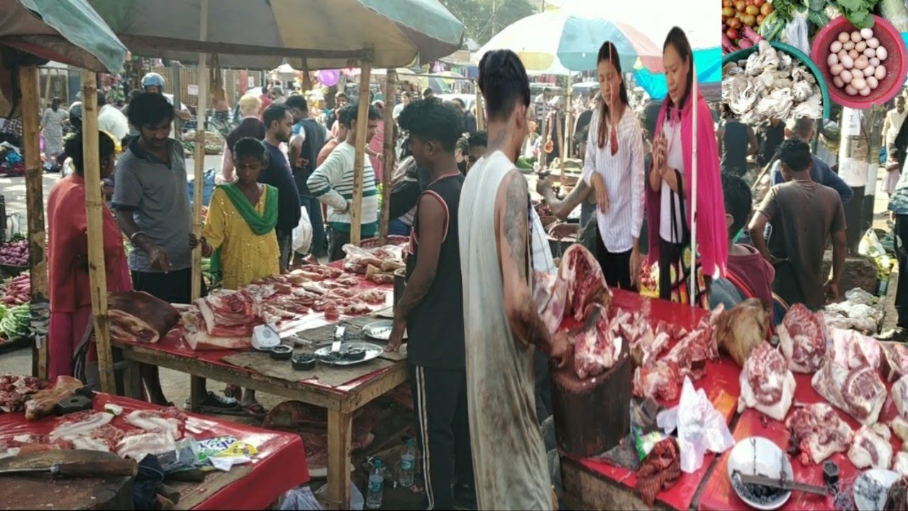 Beltola Market Orgenic Vegetable Bazar In Guwahati Assam India YouTube