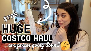 HUGE $795 COSTCO HAUL! Large Family Grocery Haul (& Pantry Restock)