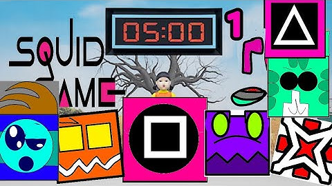 Geometry Dash School 🏫 Part 4 (🎮 Squid Game🎯) First Part Animation