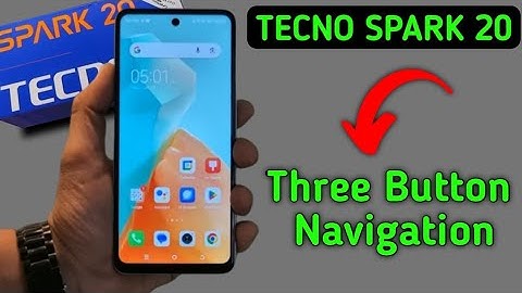 Tecno Spark 20 back button kaise lagaye, how to set three button navigation in tecno, change navigat