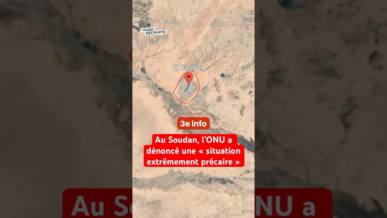 In Sudan, the UN denounced an 