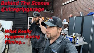 What really happens  @ViceGripGarage   Behind The Scenes With Derek and the F100 Giveaway!
