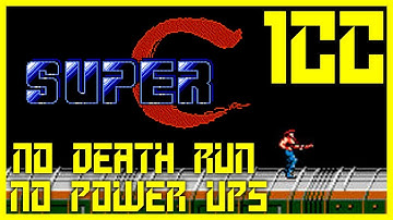 Super C (NES) No Death Run, No Power Ups, 1CC (Super C Challenge)