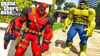 ВЕНОМПУЛ ПРОТИВ ХАЛКА В ГТА 5 МОДЫ! VENOMPOOL VS HULK ОБЗОР МОДА В GTA 5! ИГРЫ ГТА ВИДЕО MODS