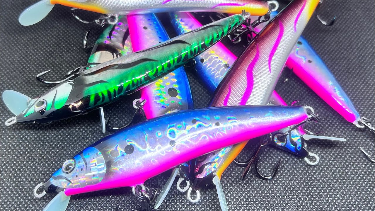 Homemade Japanese balsa twitch bait. Воблеры для твичинга ручной работы 