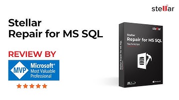 MS SQL database Recovery 🌟 - Demonstrated by Microsoft MSSQL MVP | Stellar Repair for MS SQL✌ 🚀