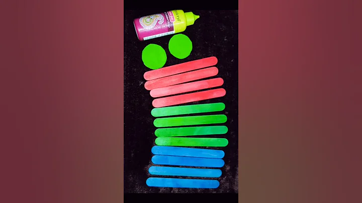 Ice cream sticks Wall hanging ideas💡| Holi Decoration ideas #shorts2025