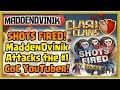 Clash of clans  shots fired maddendvinik attacks the 1 coc youtuber chief pat gameplay commentary