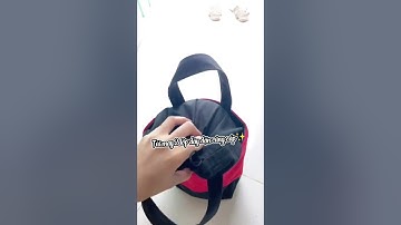 Túi đựng bình giữ nhiệt, túi vải canvas Đỏ Đen đựng ly cốc có quai xách tiện dụng nhà Túi Mộc