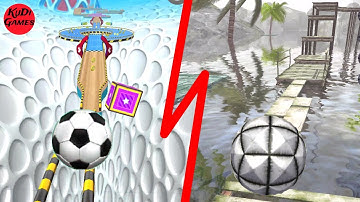 GOING BALLS Football Ball vs ROLLANCE : ADVENTURE BALLS - All Levels Gameplay Android iOS #56