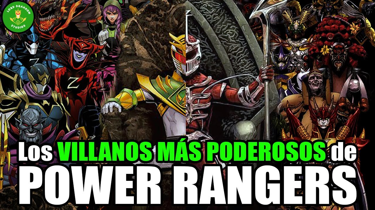 Los 10 VILLANOS MÁS PODEROSOS de Power Rangers