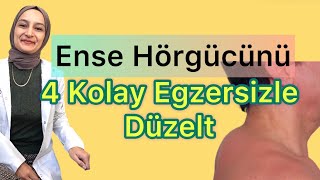 Ense Hörgücünü 4 Kolay Egzersi̇zle Düzelt Boyun Kamburu Boyunda Yağ Bi̇ri̇kmesi̇ Ğrısı