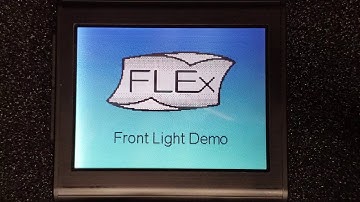 Front Light Panel demo on JDI 4.4" LCD | FLEx Lighting