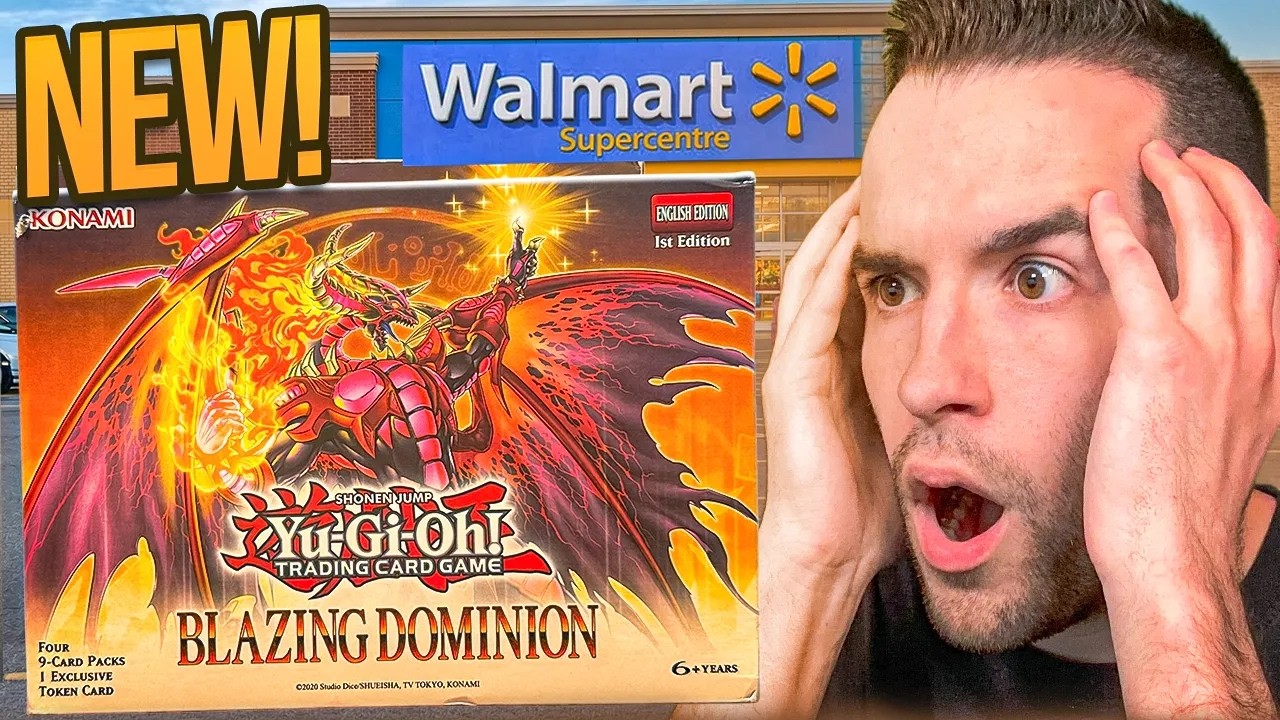 Opening NEW Blazing Dominion Boxes From Walmart! (Exclusive Tokens