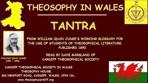Tantra; A definition from William Quan Judge