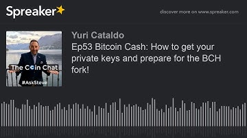 Ep53 Bitcoin Cash: How to get your private keys and prepare for the BCH fork! (part 1 of 2)