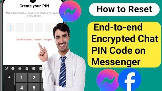 How to Reset End-to-end Encrypted Chat PIN Code on Messenger | Forgot Messenger PIN code New (2024)