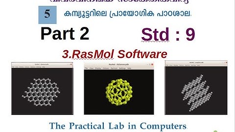 ICT Tutorials Std 9 Chapter 5 RasMol 2
