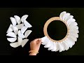 2 ides uniques dartisanat de tenture murale  artisanat en papier pour la dcoration de la maison  tenture murale de fleurs en papier  bricolage