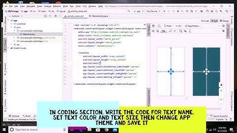 Hello World App Tutorial- Create your first app in Android studio - for Beginners