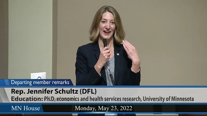 Rep. Jennifer Schultz departing member remarks 5/2...