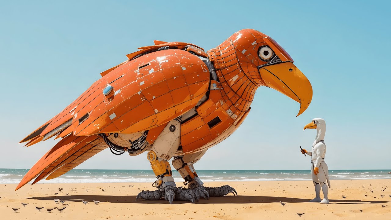 Surreal AI Beach Birds – Mother Earth’s Shoreline • Surreal Music & Art 4K