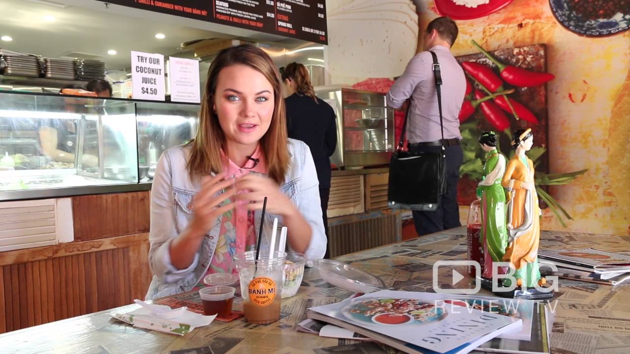 Banh Mi Restaurant Vietnamese Adelaide SA serving Rice Paper Rolls and Iced Coffee