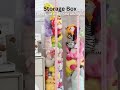 Transparent Doll Storage Box Plush Toy Organization Toy Storage Tube DIY Zipper Bins Kid Christmas
