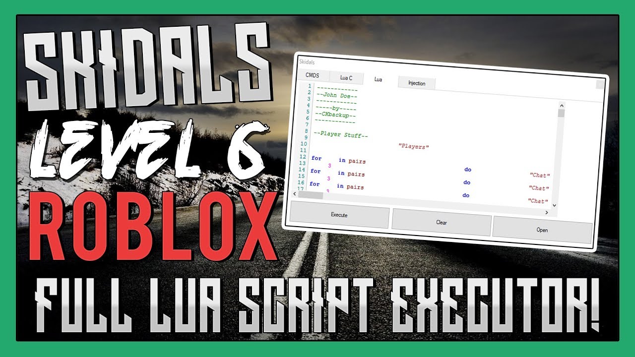 Level 6 Skidals Op Lua Script Executor Insane Roblox