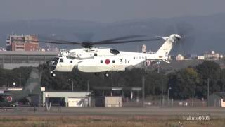 海上自衛隊 Mh-53E 最後の定期整備が終了し帰還