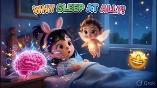 Why do we sleep? #cocomelon #cartoon #cartoonlearning #sleep #whywesleep #educationalvideos
