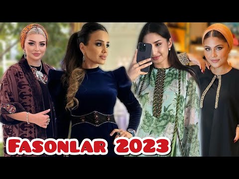 Saylanan turkmen moda koynek fasonlar | Dresses for women | durli fason 2023