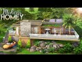 HOMEY MODERN HOUSE for Singles/Couples | NO CC | The Sims 4: Speed Build