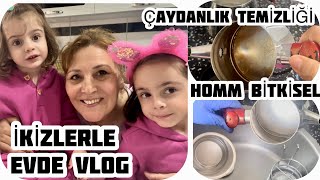 HOMM BİTKİSEL/ ÇAYDANLIK TEMİZLİĞİ|GELEN YORUMLAR⁉️|EL YIKAMA EĞİTİMİ |TEMİZLİK ZAMANI / GÜNLÜK VLOG