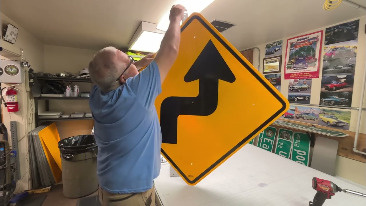 Fastening Traffic Signs to a Post