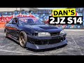 Danger Dan’s 2JZ S14 240SX vs Tire Slayer Studios, everyone wins!